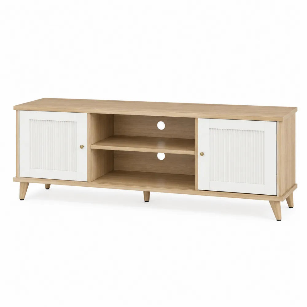 Mobile TV in MDF e Antine Bianche 120x40x50 cm